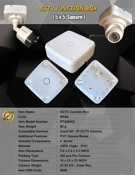 junction box for security camera connections|waterproof box for cctv camera.